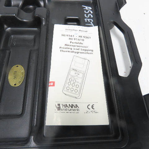 Hanna HI 91610C Microprocessor Printing And Logging Thermohygrometer