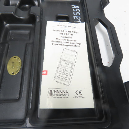 Hanna HI 91610C Microprocessor Printing And Logging Thermohygrometer