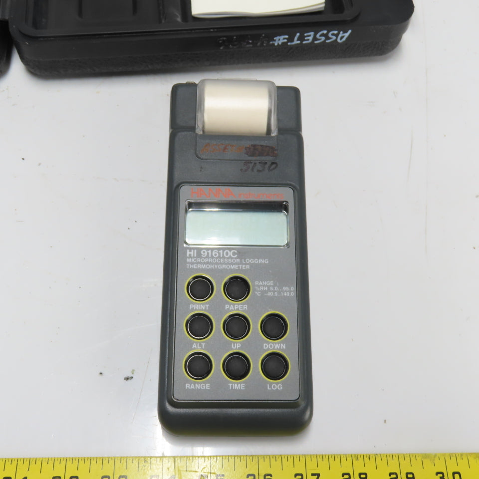 Hanna HI 91610C Microprocessor Printing And Logging Thermohygrometer