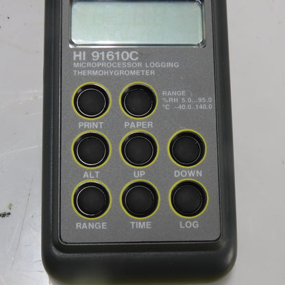 Hanna HI 91610C Microprocessor Printing And Logging Thermohygrometer