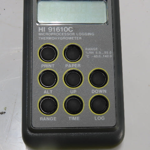 Hanna HI 91610C Microprocessor Printing And Logging Thermohygrometer