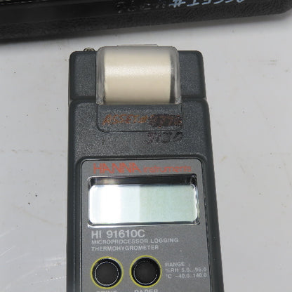Hanna HI 91610C Microprocessor Printing And Logging Thermohygrometer