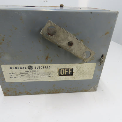 General Electric DFPHA361DE Flex-A-Plug 30A Disconnect Switch 600V 15HP 3Ph