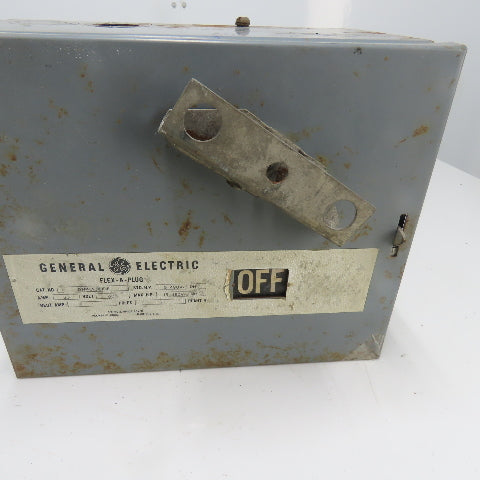General Electric DFPHA361DE Flex-A-Plug 30A Disconnect Switch 600V 15HP 3Ph