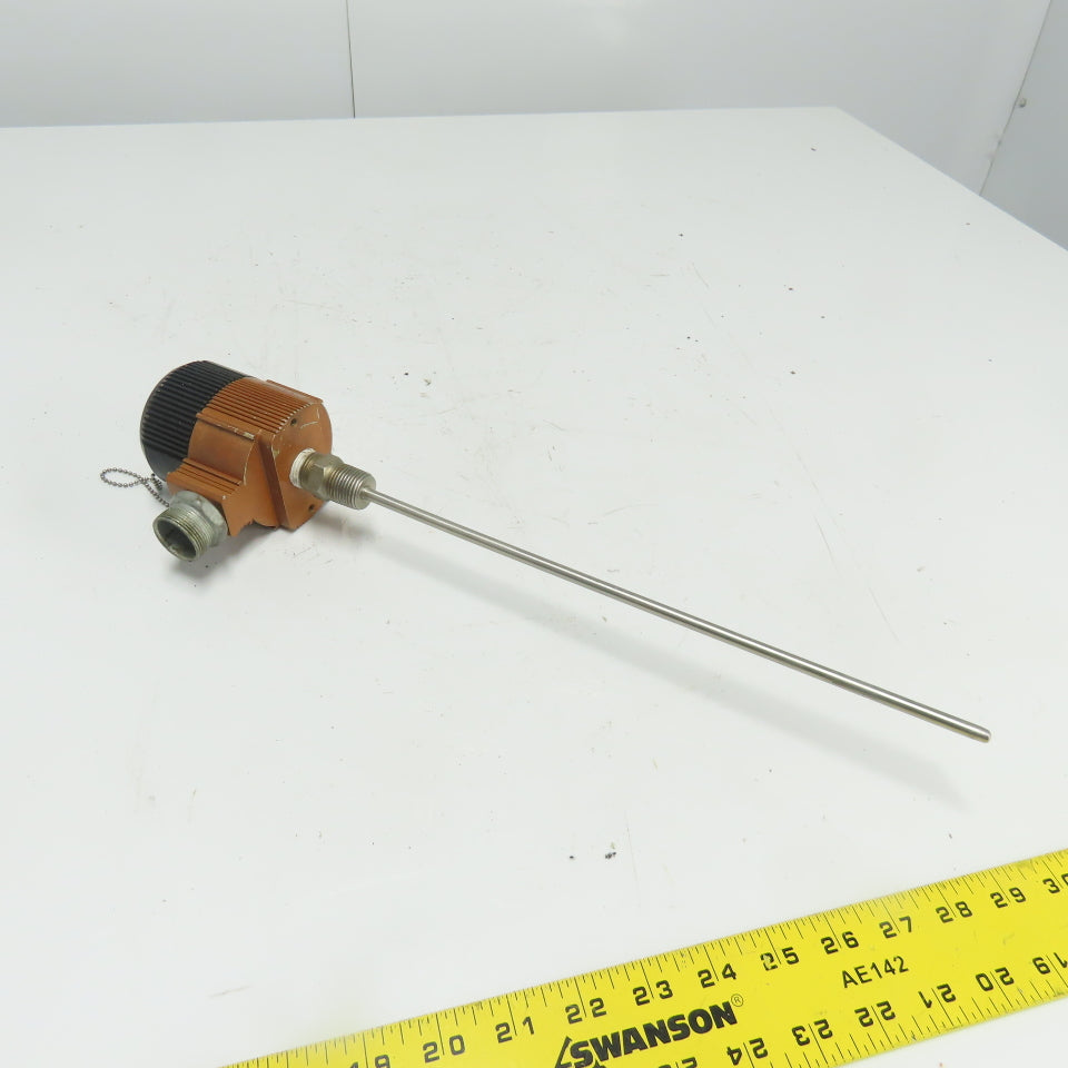 Moore TRY/B-P2/U12-T0/S316 Temperature Transmitter 12" Probe 17-1/4" OAL