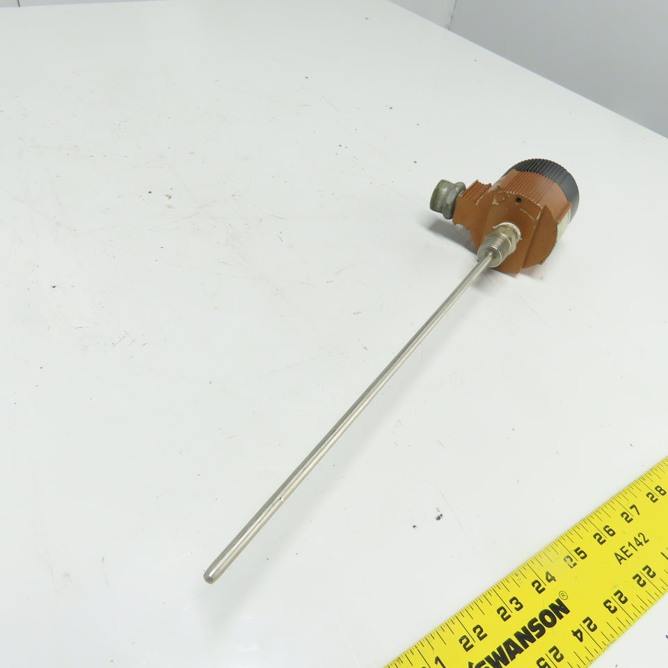 Moore TRY/B-P2/U12-T0/S316 Temperature Transmitter 12" Probe 17-1/4" OAL