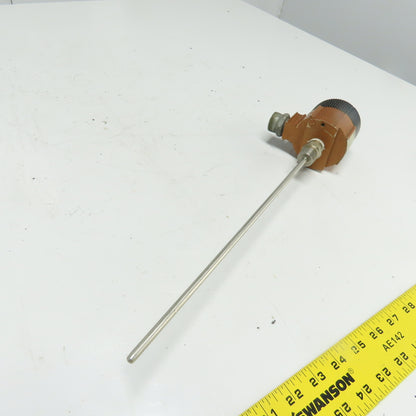 Moore TRY/B-P2/U12-T0/S316 Temperature Transmitter 12" Probe 17-1/4" OAL