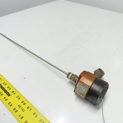 Moore TRY/C-P2/U18-T0/S316 Temperature Transmitter 19" Probe 23-3/4" OAL