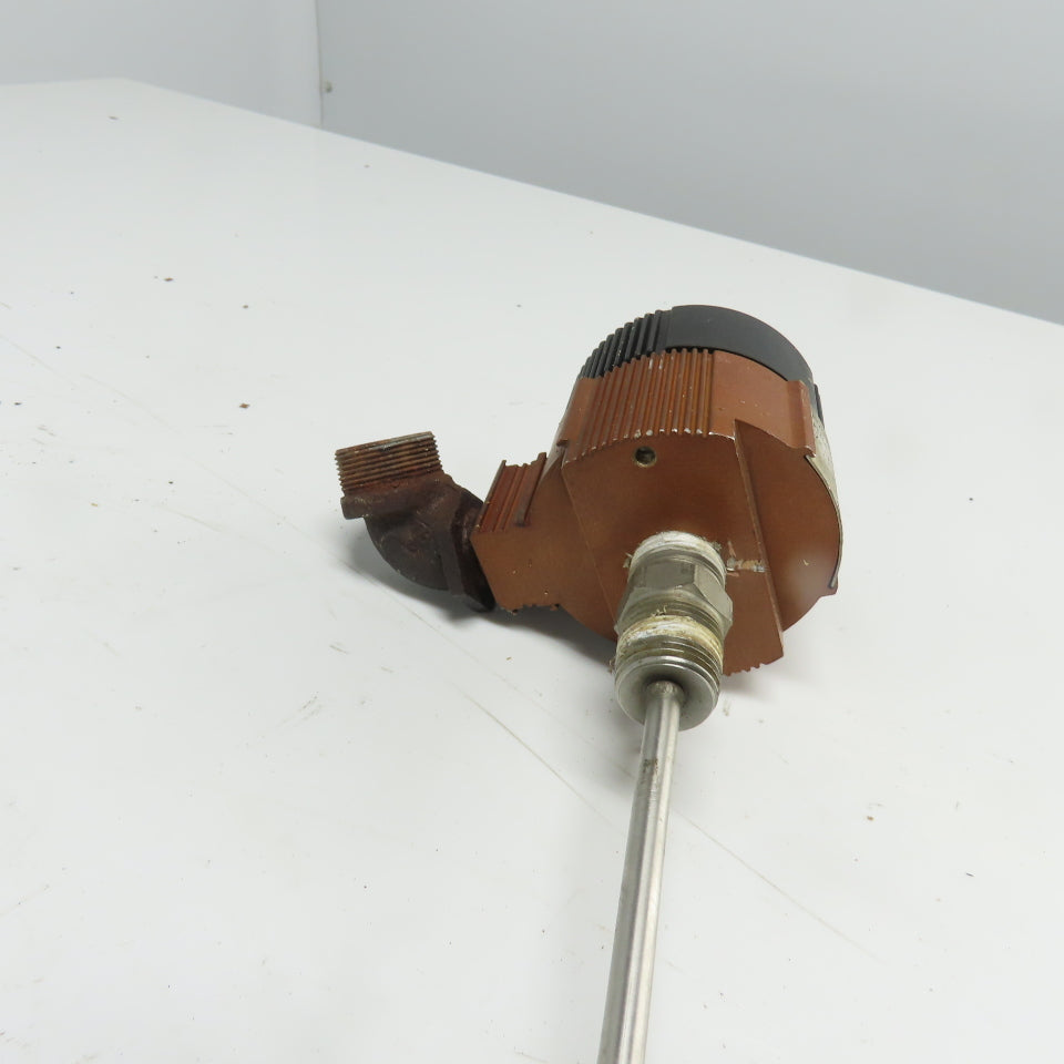 Moore TRY/C-P2/U18-T0/S316 Temperature Transmitter 19" Probe 23-3/4" OAL