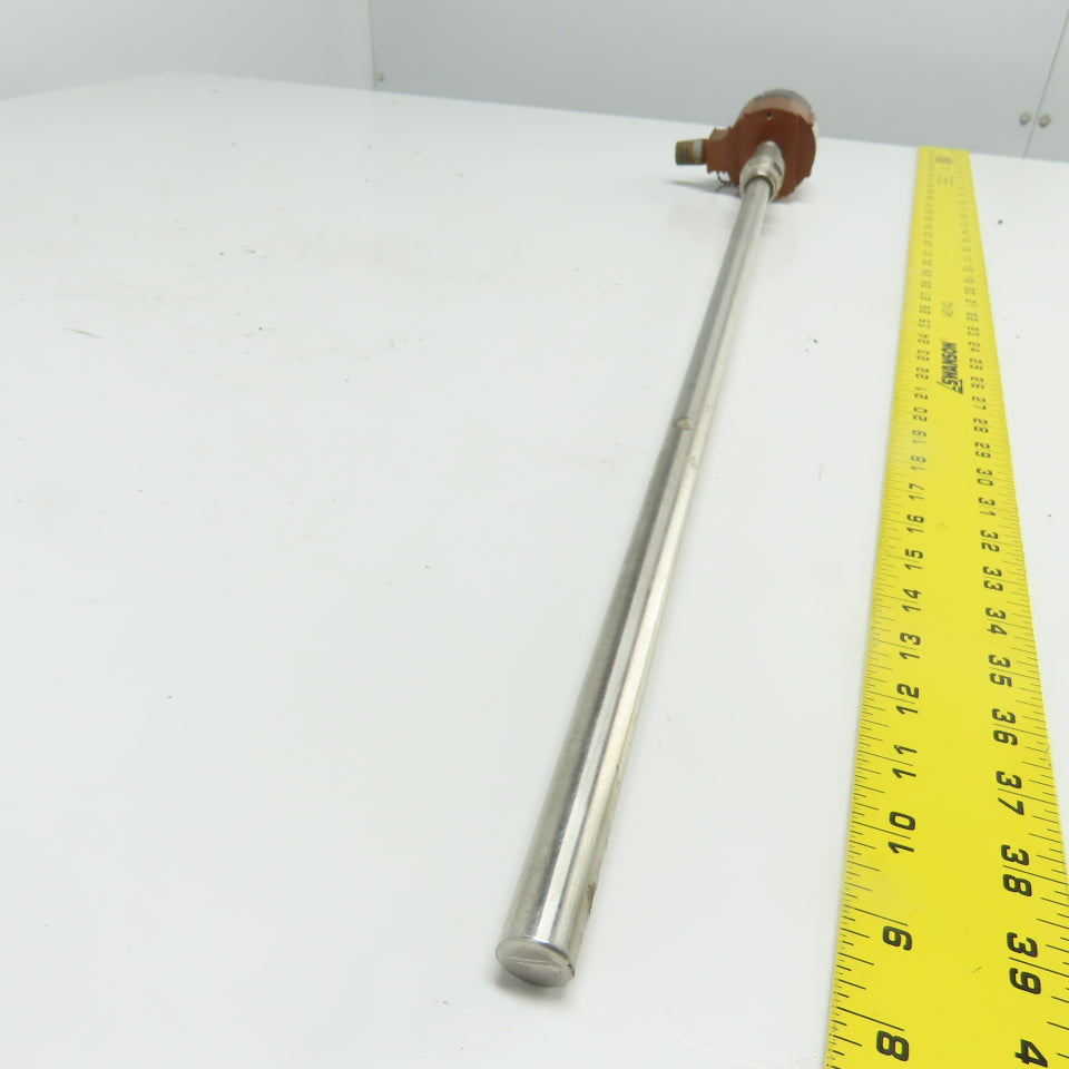 Moore TRY/B-P2/U24-T0/HAST-C Temperature Transmitter 24" Probe 31-1/2" OAL