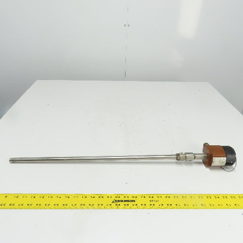 Moore TRY/B-P2/U24-T0/HAST-C Temperature Transmitter 24" Probe 31-1/2" OAL