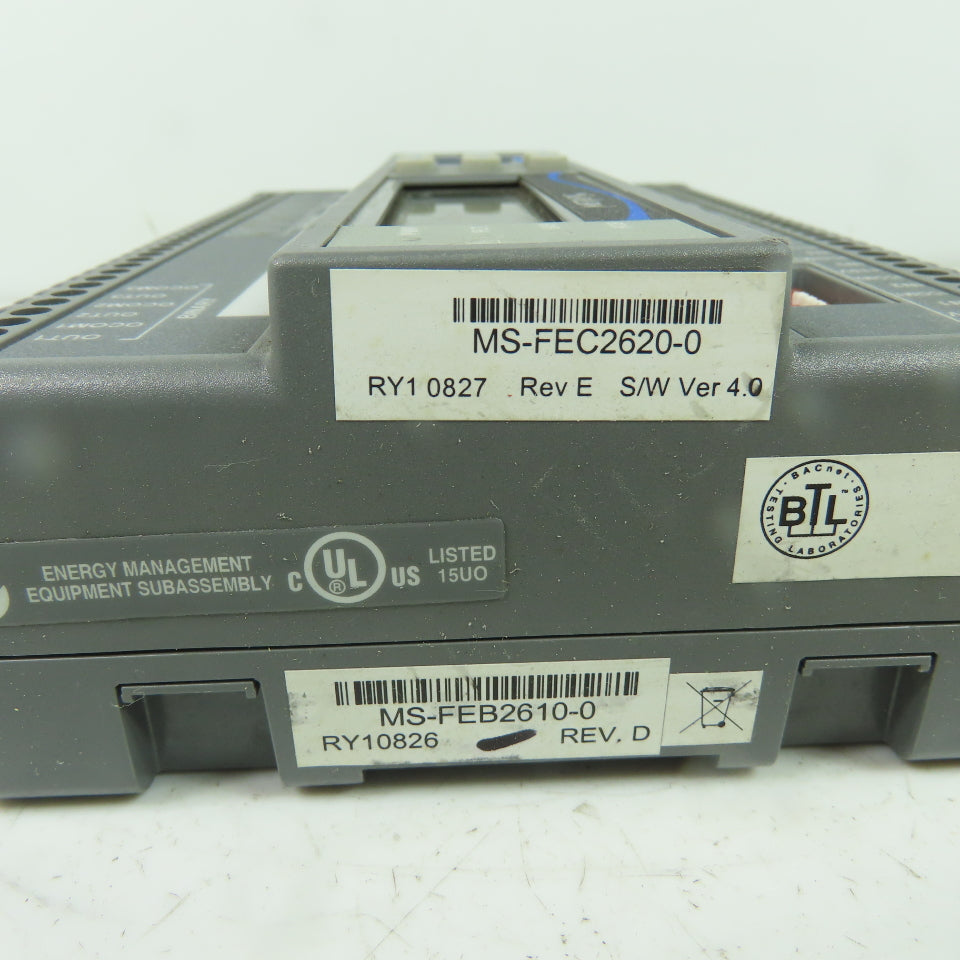 Johnson Controls MS-FEC2620-0 Field Equipment Controller Module 24VAC 2A