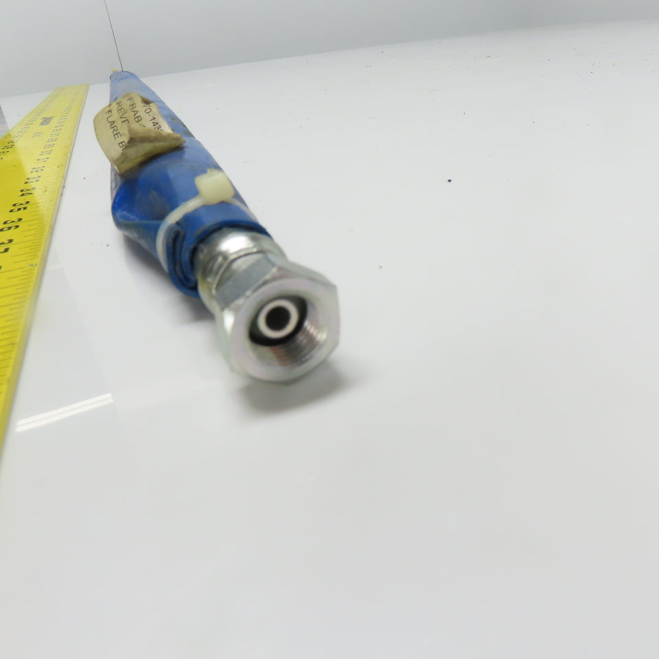 Fbab 1/4" x 34" Reverse Female Straight Hydraulic Hose Flare Both Ends