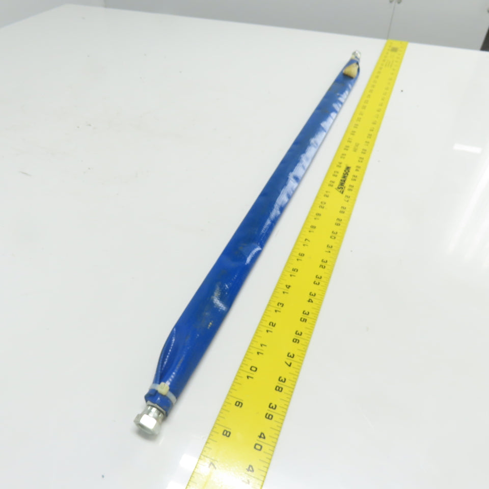 Fbab 1/4" x 34" Reverse Female Straight Hydraulic Hose Flare Both Ends