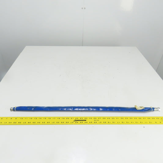 Fbab 1/4" x 34" Reverse Female Straight Hydraulic Hose Flare Both Ends