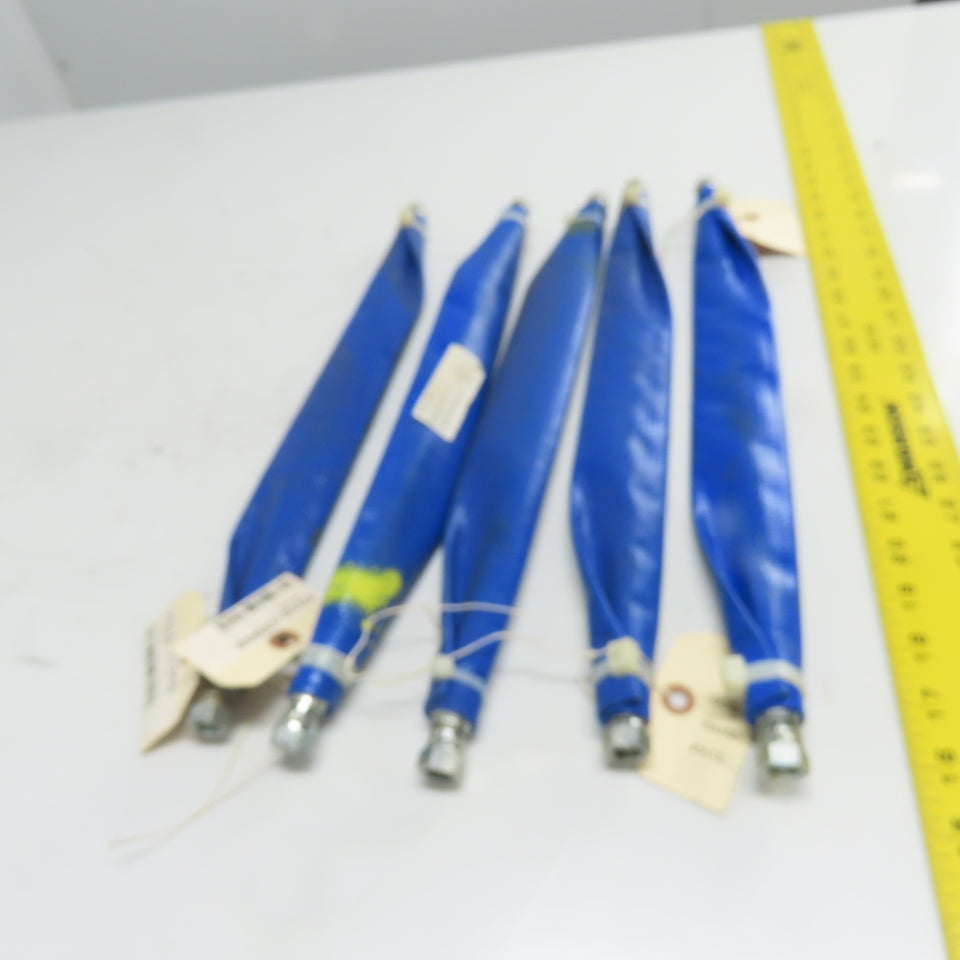 7010-17500 1/4" x 17.5" Female Straight Hydraulic Hose Flare Both Ends Lot Of 5