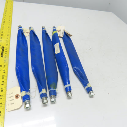 7010-17500 1/4" x 17.5" Female Straight Hydraulic Hose Flare Both Ends Lot Of 5