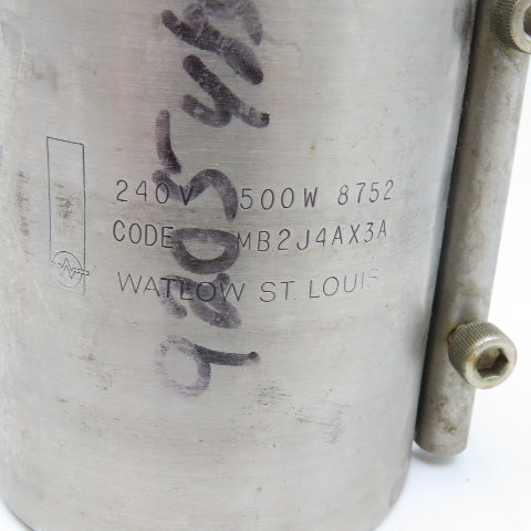 Watlow MB2J4AX3A 240V 500W Band Heater Cuff 2-1/2" x 4"