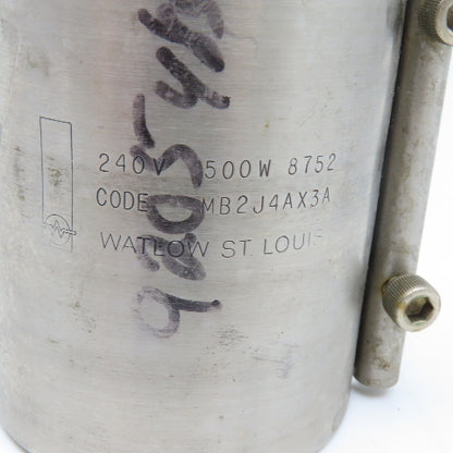 Watlow MB2J4AX3A 240V 500W Band Heater Cuff 2-1/2" x 4"