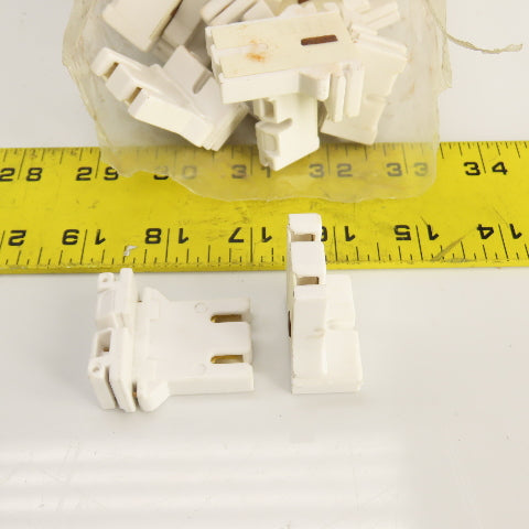 H.H. 600V 660W U-Shaped U-Bend T8, T12 Lamp Holders Bi-Pin Lot Of 50