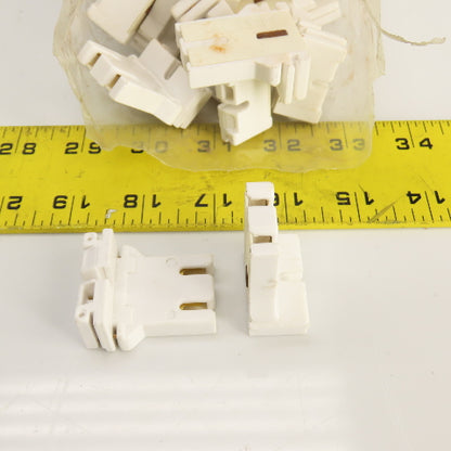 H.H. 600V 660W U-Shaped U-Bend T8, T12 Lamp Holders Bi-Pin Lot Of 50
