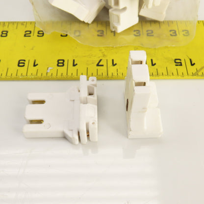H.H. 600V 660W U-Shaped U-Bend T8, T12 Lamp Holders Bi-Pin Lot Of 50