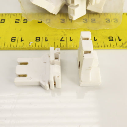 H.H. 600V 660W U-Shaped U-Bend T8, T12 Lamp Holders Bi-Pin Lot Of 50