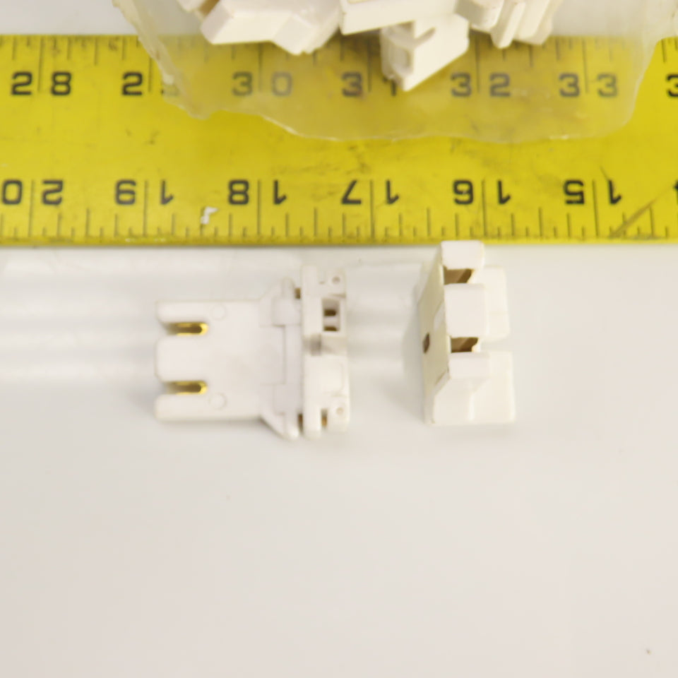 H.H. 600V 660W U-Shaped U-Bend T8, T12 Lamp Holders Bi-Pin Lot Of 50