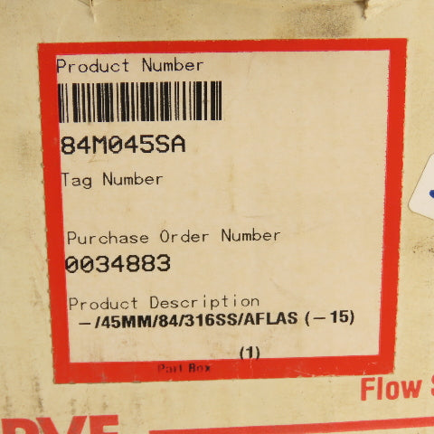 Flowserve 84M045SA -/45mm/84/316SS/AFLAS (-15 Flexible Stator Seal GEB40377615-E