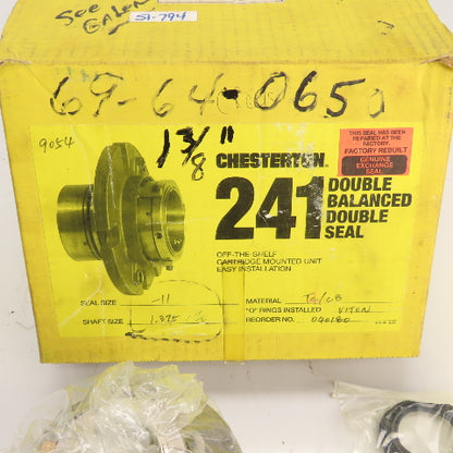 Chesterton 040180 241-11 Double Balanced Double Seal 1-3/8" Rebuilt
