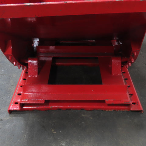 1 Cubic Yard Heavy Duty Self Dumping Trash Scrap Hopper 60" x 36" x 31" Inside