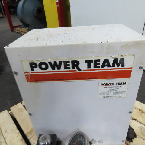 Power Team PQ603-115 Electric Hydraulic Pump 10000PSI Single-Acting