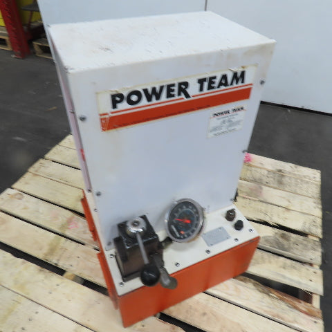 Power Team PQ603-115 Electric Hydraulic Pump 10000PSI Single-Acting