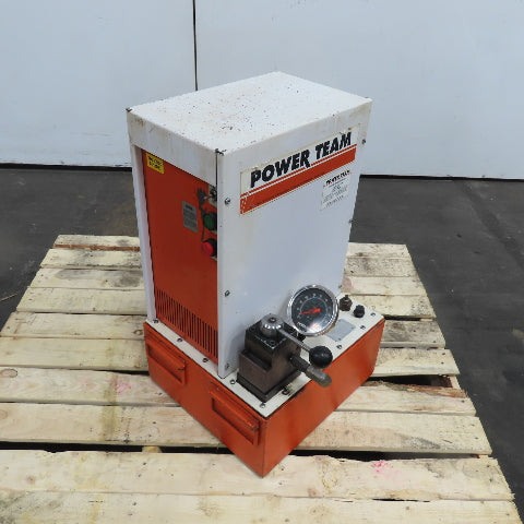 Power Team PQ603-115 Electric Hydraulic Pump 10000PSI Single-Acting