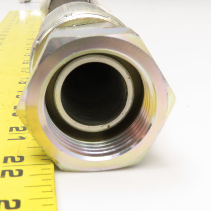 1"(-16) Female Swivel JIS Elbow x 1"(-16) Female Swivel Straight Fitted Hose 32"
