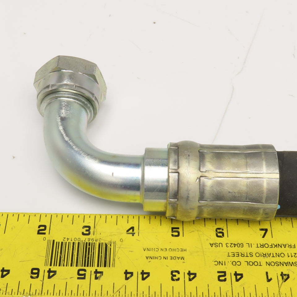 1"(-16) Female Swivel JIS Elbow x 1"(-16) Female Swivel Straight Fitted Hose 32"
