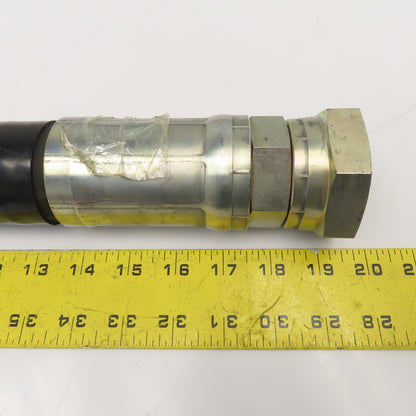 Yokohama 1-1/2" (-24) Female Swivel JIS 30° Cone Straight Fitted Hose 42"