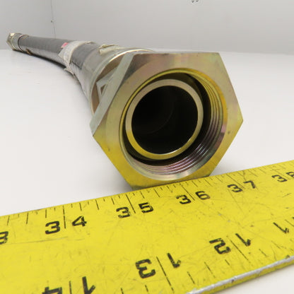 Yokohama 1-1/2" (-24) Female Swivel JIS 30° Cone Straight Fitted Hose 42"