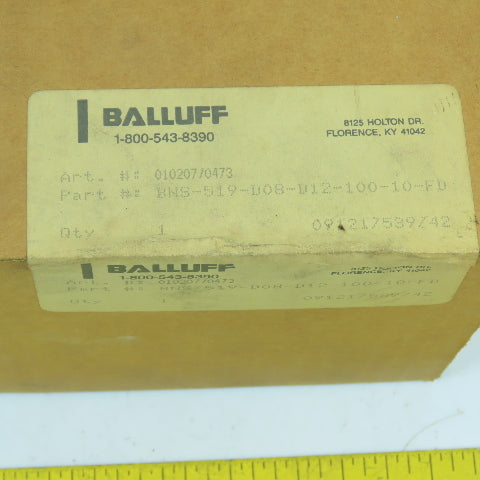 Balluff BNS-519-D08-D12-100-10-FD 8-Position Mechanical Limit Switch NEW SEALED