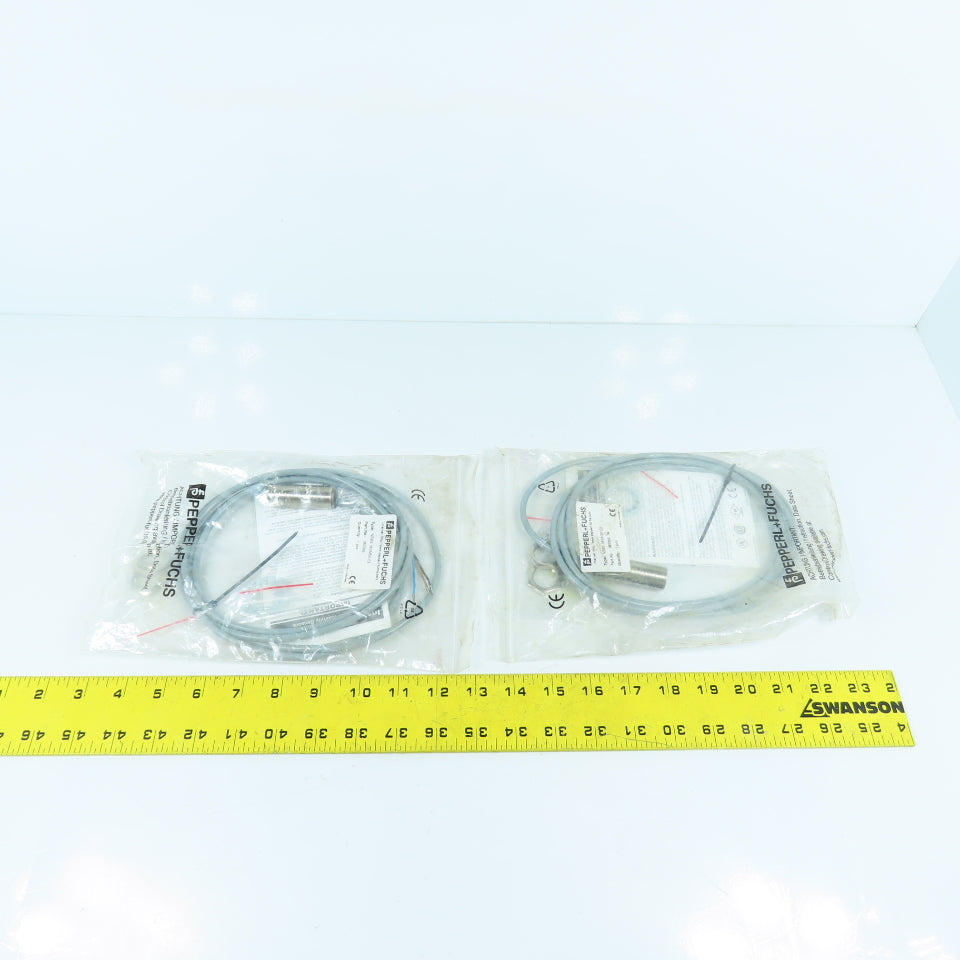 Pepperl + Fuchs NBB5-18GM50-E2 083995 Proximity Sensor 10-30VDC Lot Of 2