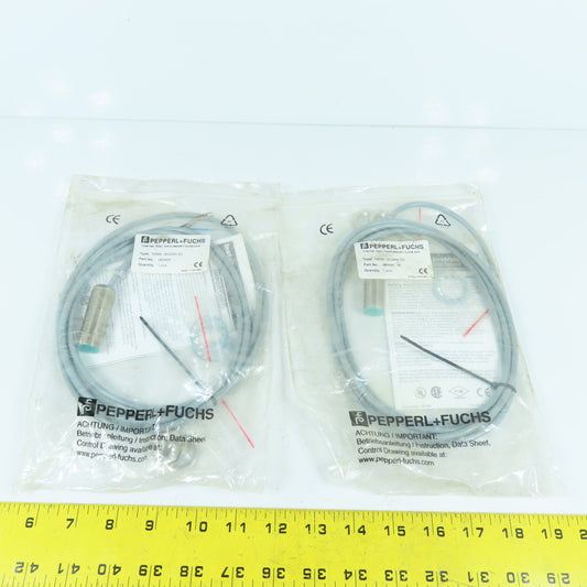 Pepperl + Fuchs NBB5-18GM50-E2 083995 Proximity Sensor 10-30VDC Lot Of 2