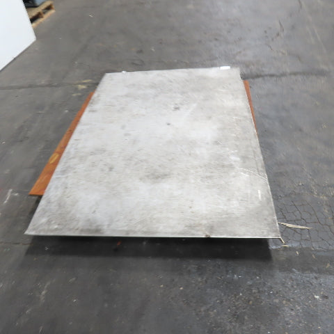 45" x 64" Stainless Steel Plate sheet 3/16" Thick