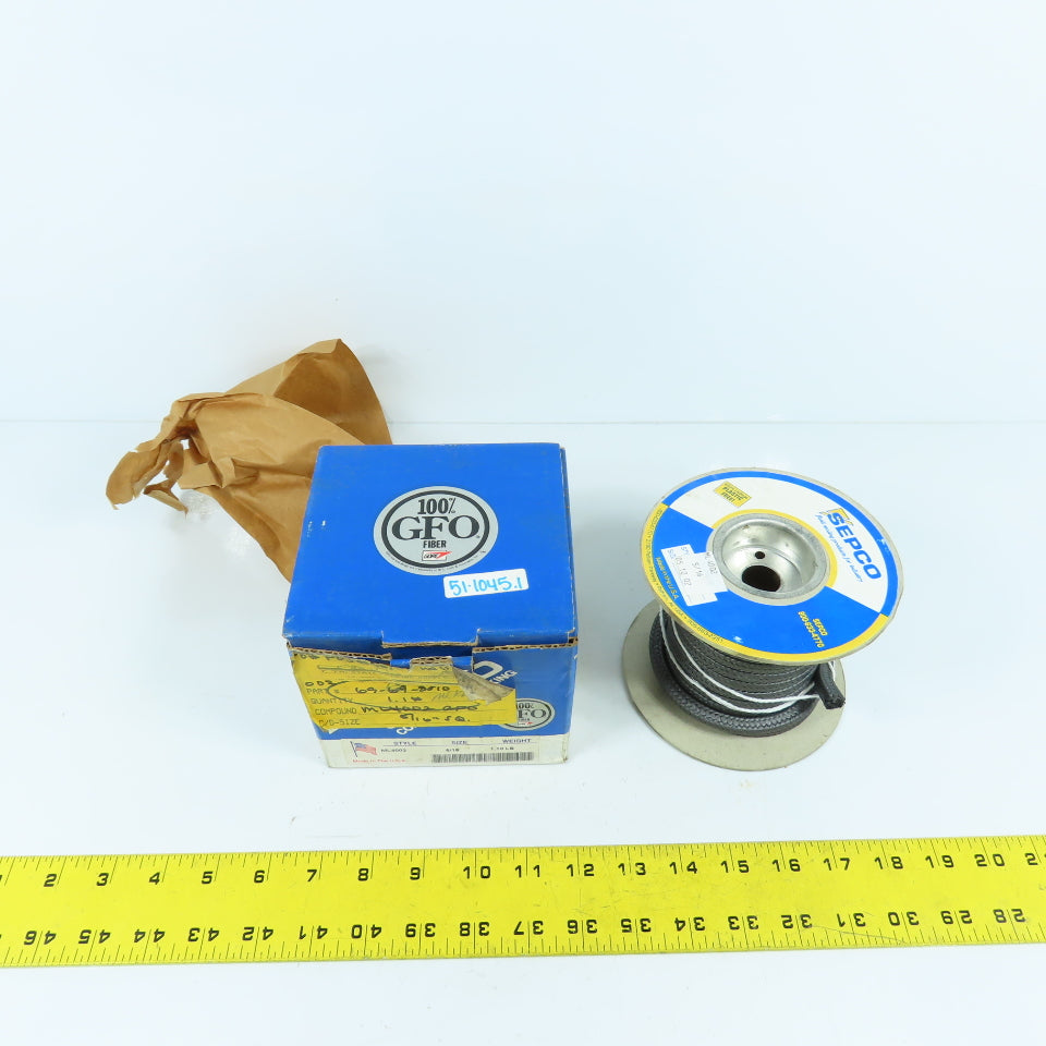 Sepco ML4002 GFO Fiber Graphite PTFE Packing 1.2 Pounds