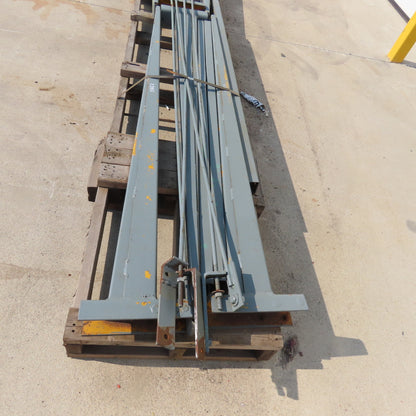 12' Tall Single Sided Cantilever Storage Rack 48" Deep 6' W In-between Arms