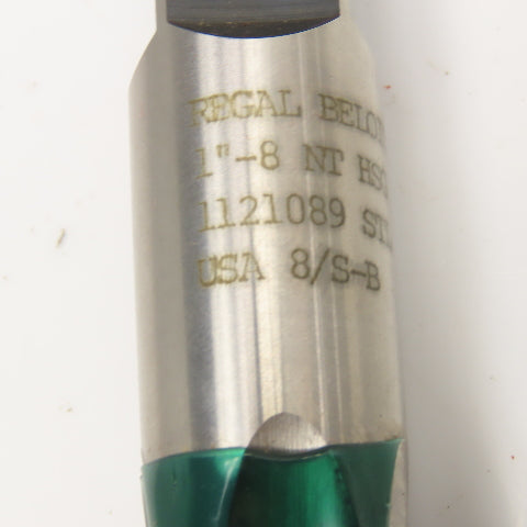 Regal Beloit 1121089 1"-8 NT HSG Plug Tap Straight Flute