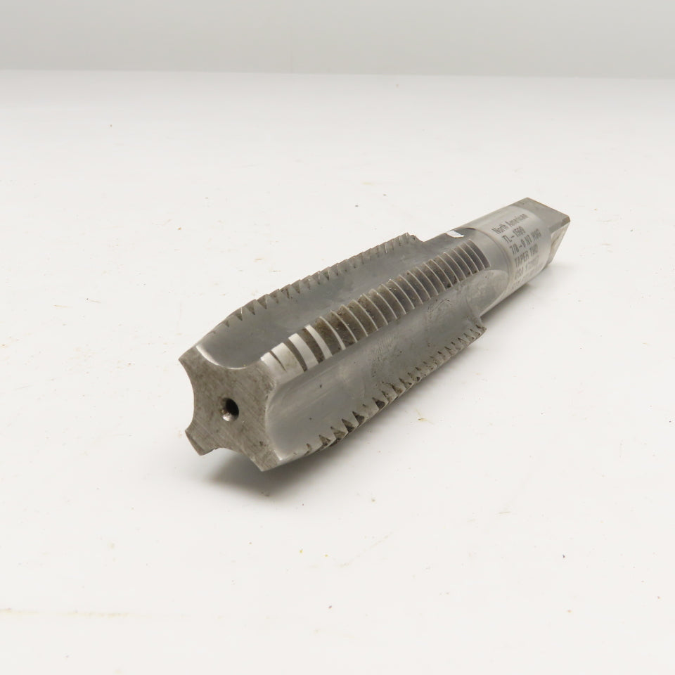 North American 7/8-9 NT HSG Taper Flute Clean Up Tap TiAIN Coated