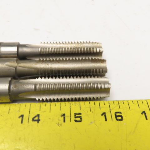 Union Butterfield 5/8"-11 NC GH3 Straight Flute Pulley Plug Tap 8" OAL Lot Of 3