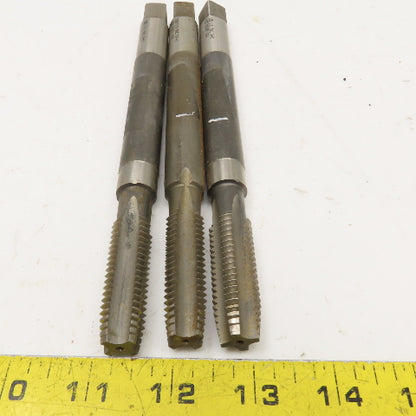 Union Butterfield 5/8"-11 NC GH3 Straight Flute Pulley Plug Tap 8" OAL Lot Of 3