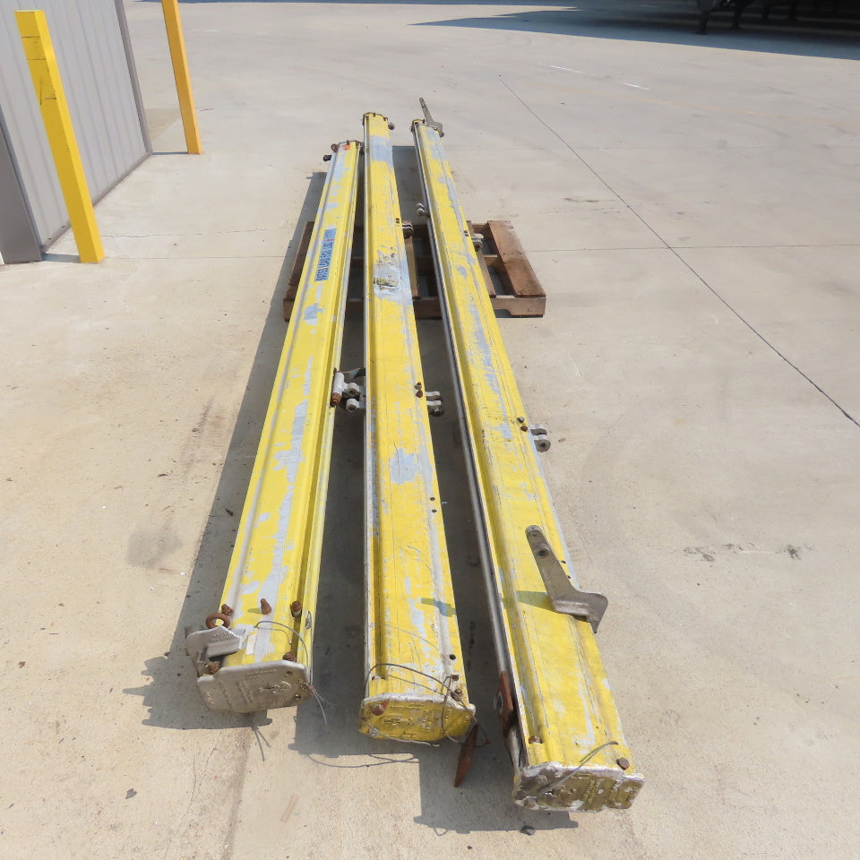 Unified Ind. 500LB Ceiling Hung Bridge Crane Monorail Rail 20' Run 16' Span