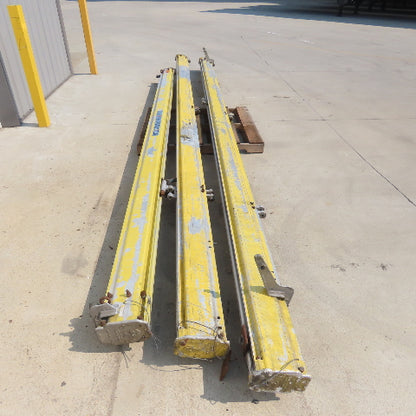 Unified Ind. 500LB Ceiling Hung Bridge Crane Monorail Rail 20' Run 16' Span